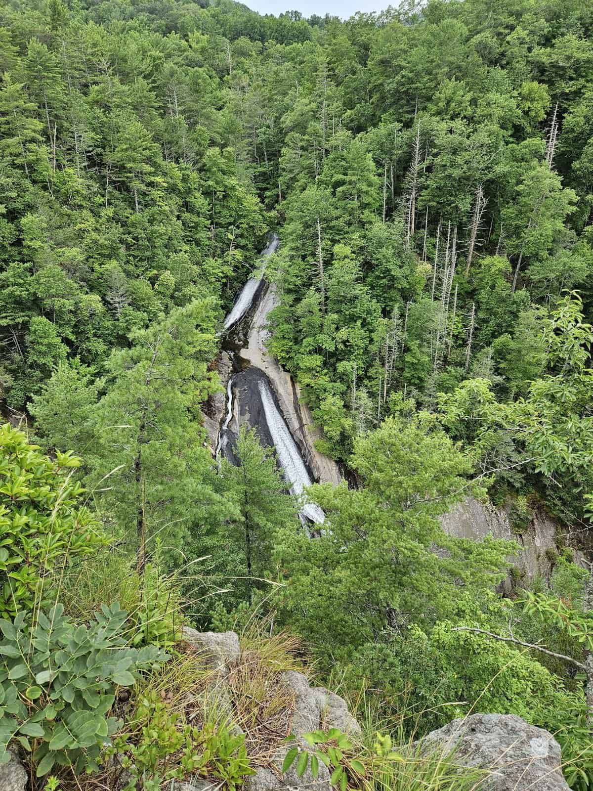 South harper Creek falls in Pisgah National Forest