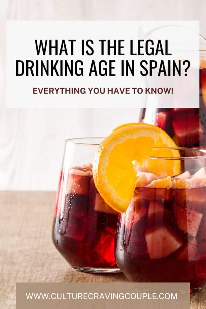 Legal Drinking Age in Spain Pinterest Pin