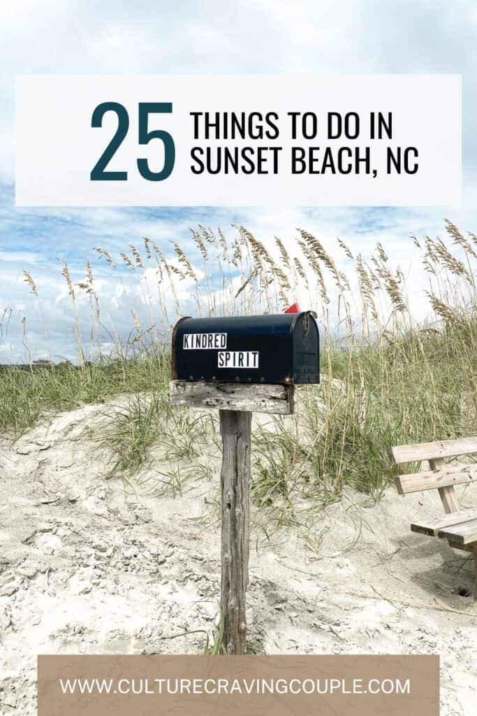 25 Things to Do in Sunset Beach NC Pinterest Pin