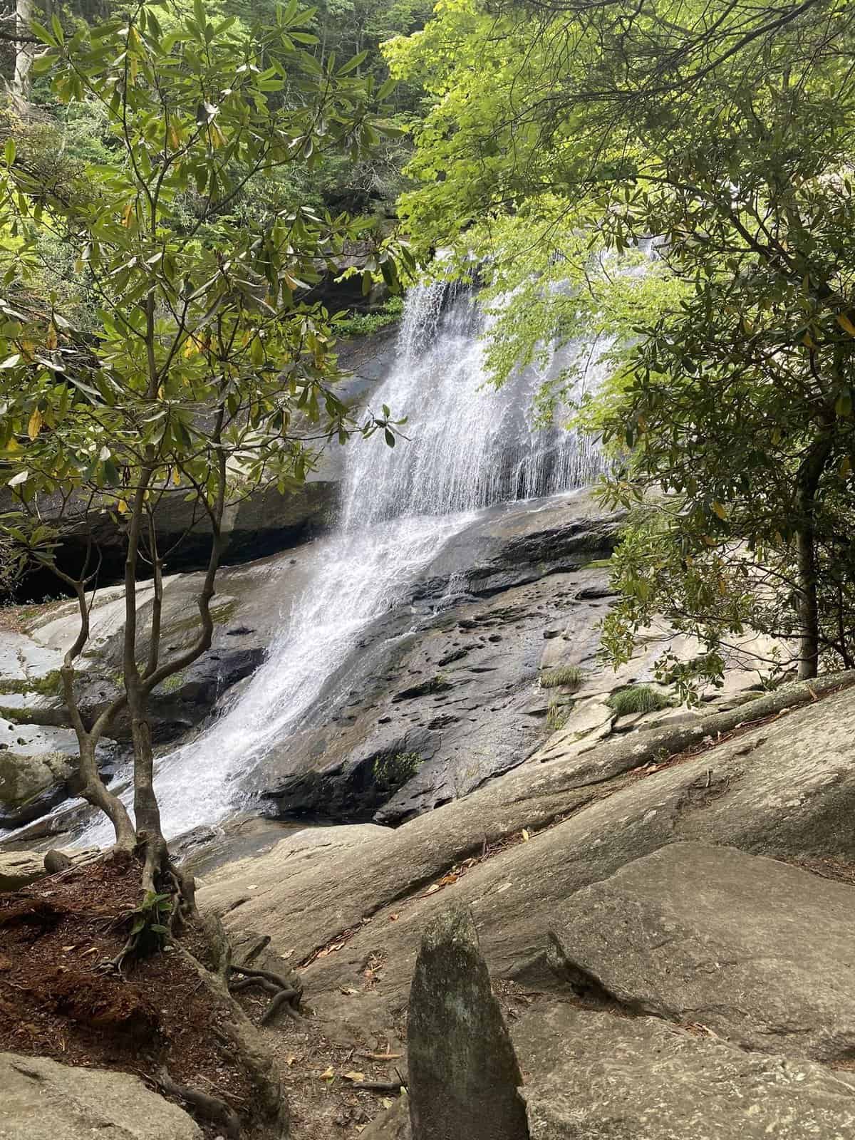 Upper Creek Falls in Pisgah National Forest