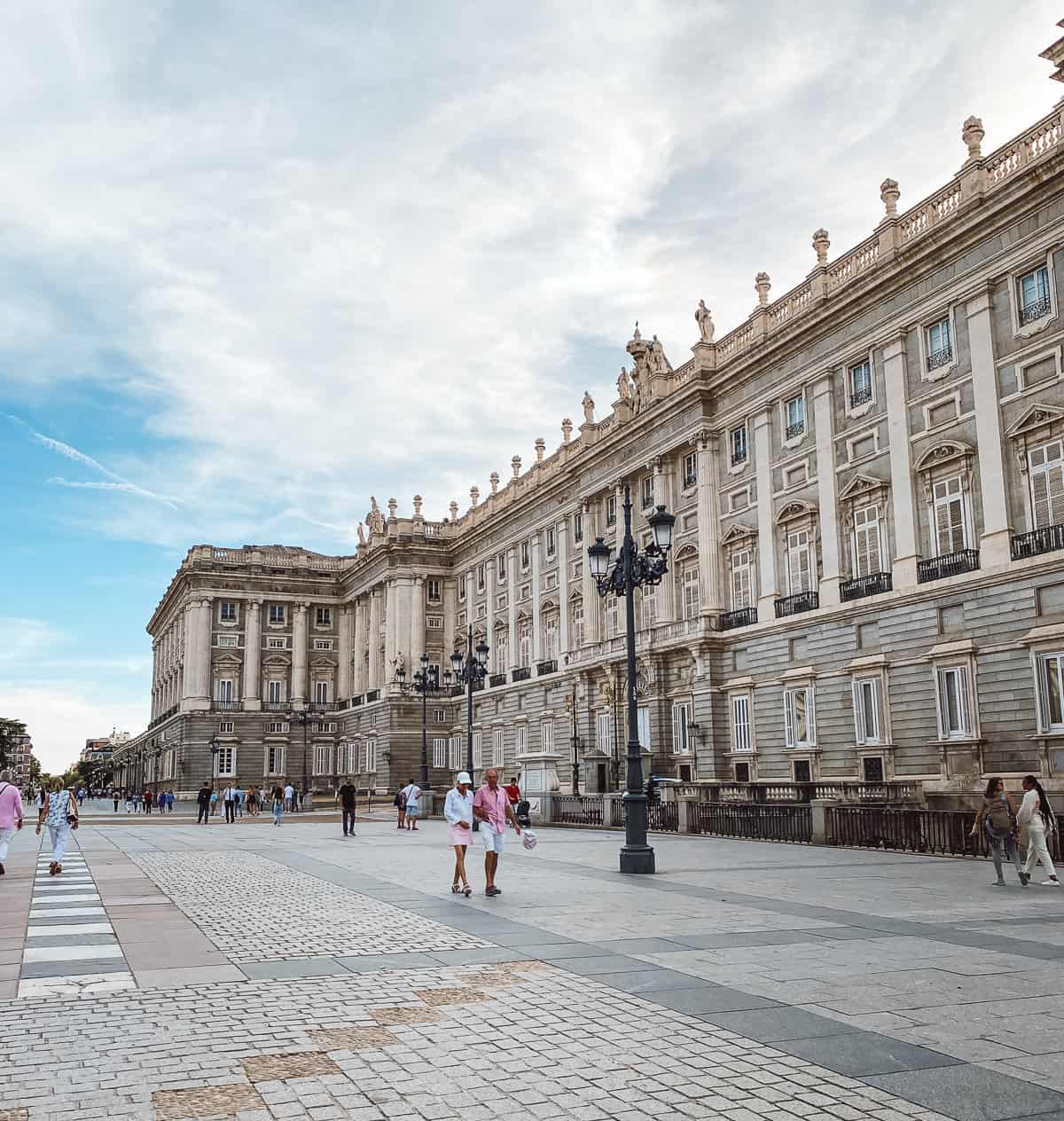 The palacio de real in Madrid Spain