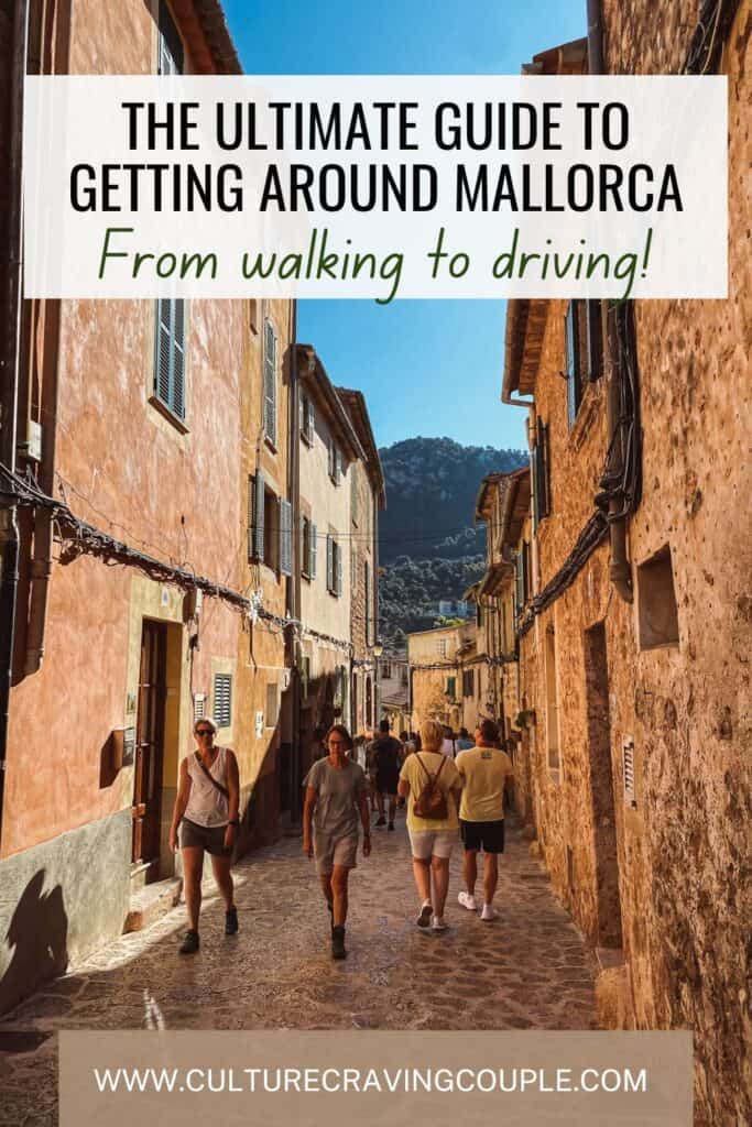 The Ultimate guide to getting around Mallorca Pinterest Pin