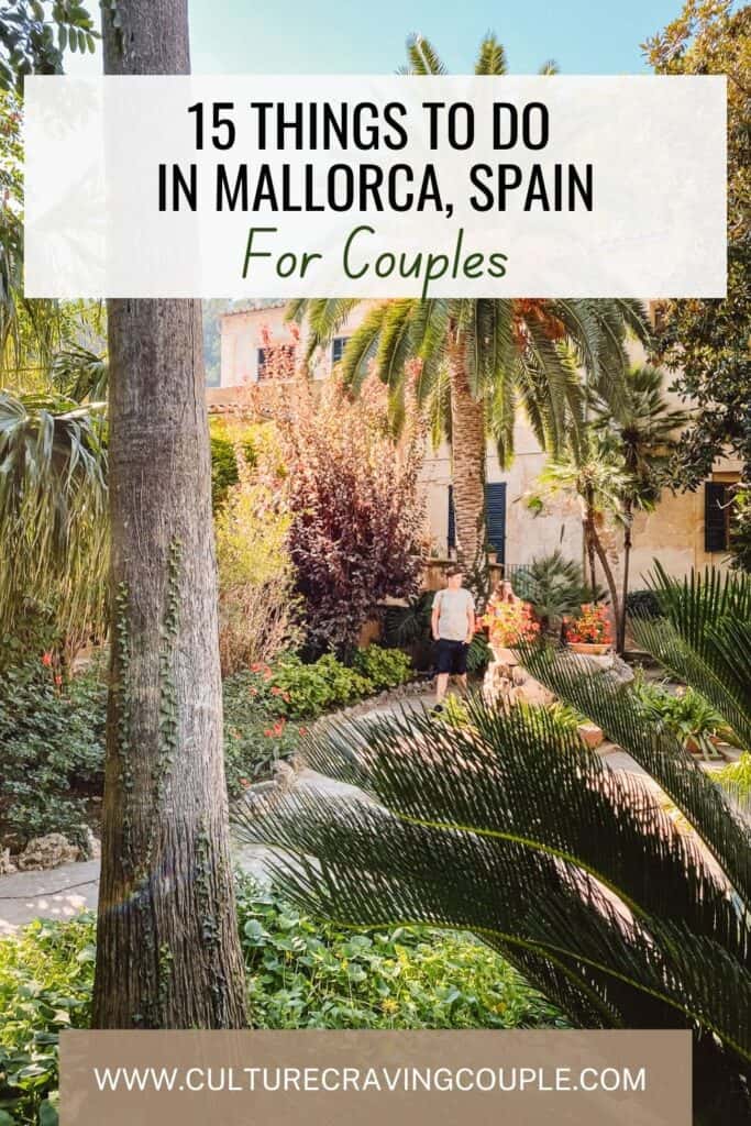 Things to do in Mallorca for Couples Pinterest Pin