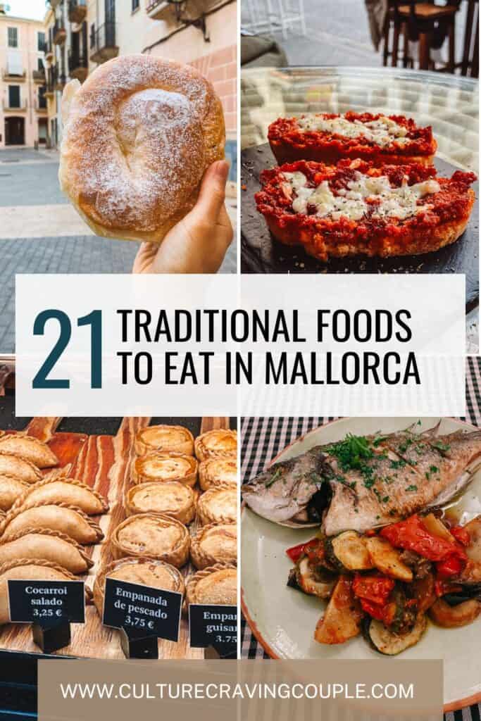 Traditional Mallorcan Foods Pinterest Pin