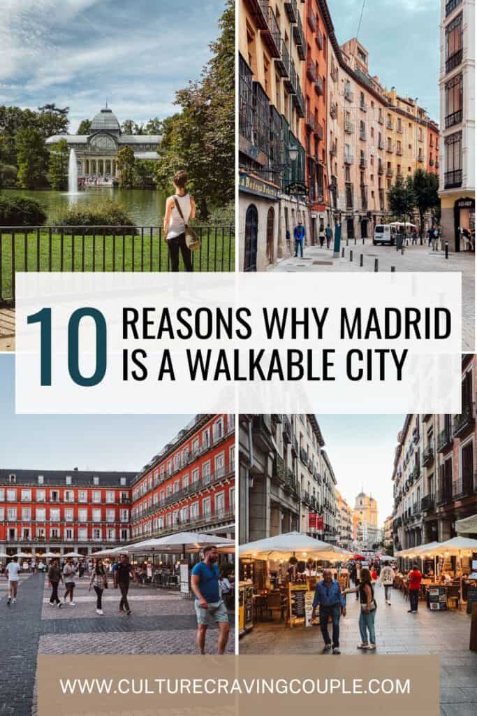 Is Madrid Walkable? Pinterest Pin