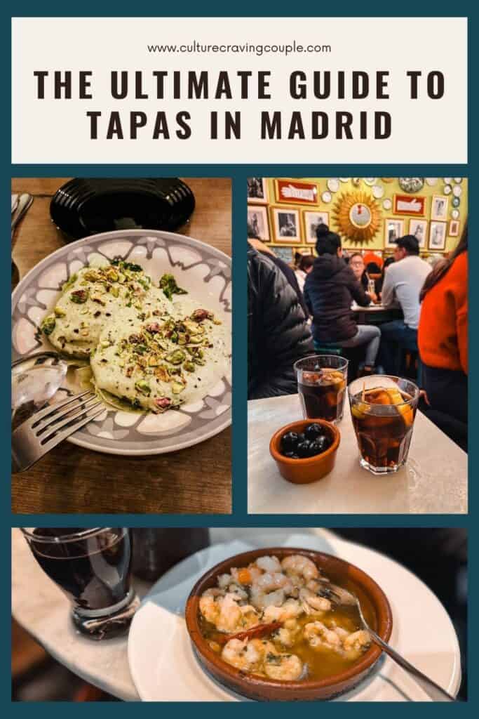 Best Tapas Bars in Madrid, Spain Pinterest Pin