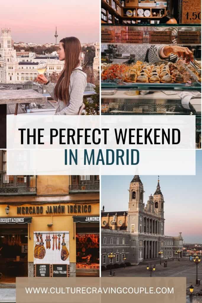 Weekend in Madrid Pinterest Pin