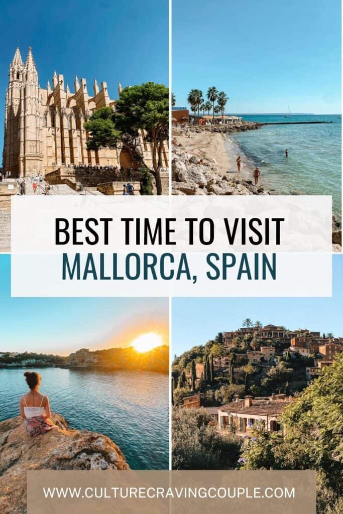 Best time to visit Mallorca Pinterest Pin