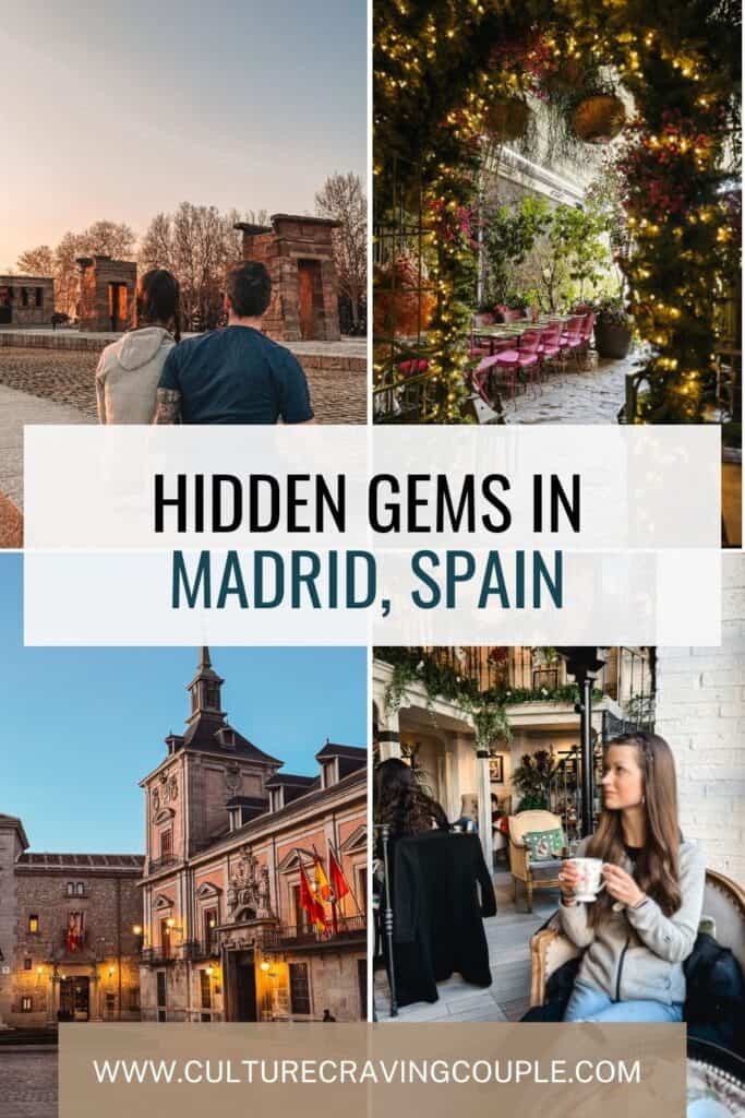 Hidden Gems in Madrid Spain Pinterest Pin