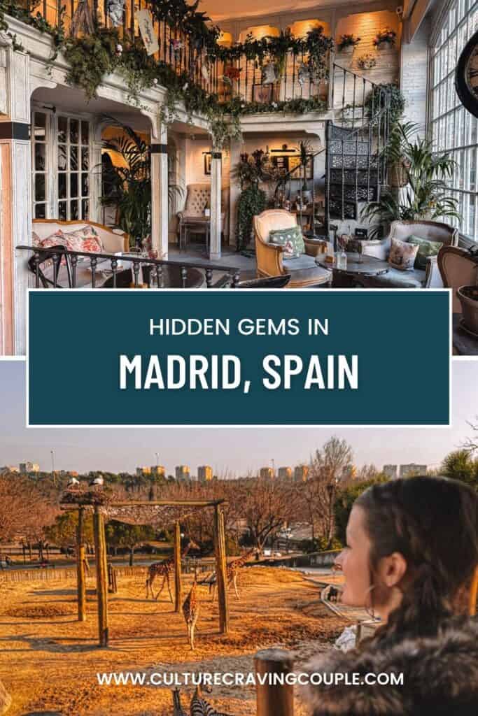 Hidden Gems in Madrid Spain Pinterest Pin