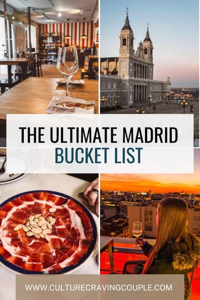 Madrid Bucket List Pinterest Pin