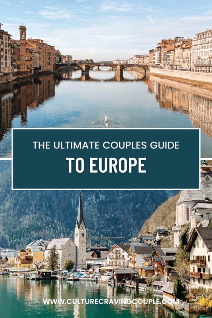 Best places for couples in europe Pinterest Pin