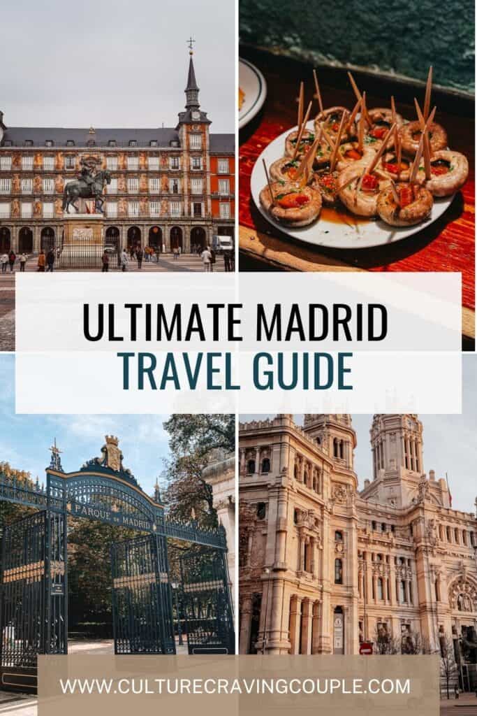 Madrid Travel Guide pinterest Pin