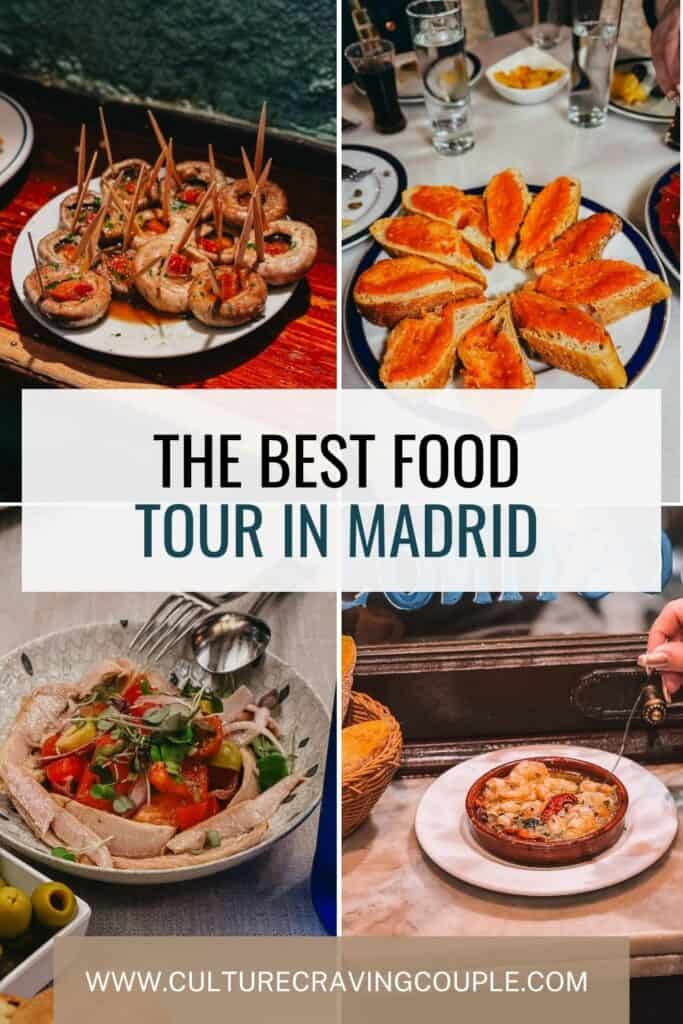 Best Food Tour in Madrid Pinterest Pin