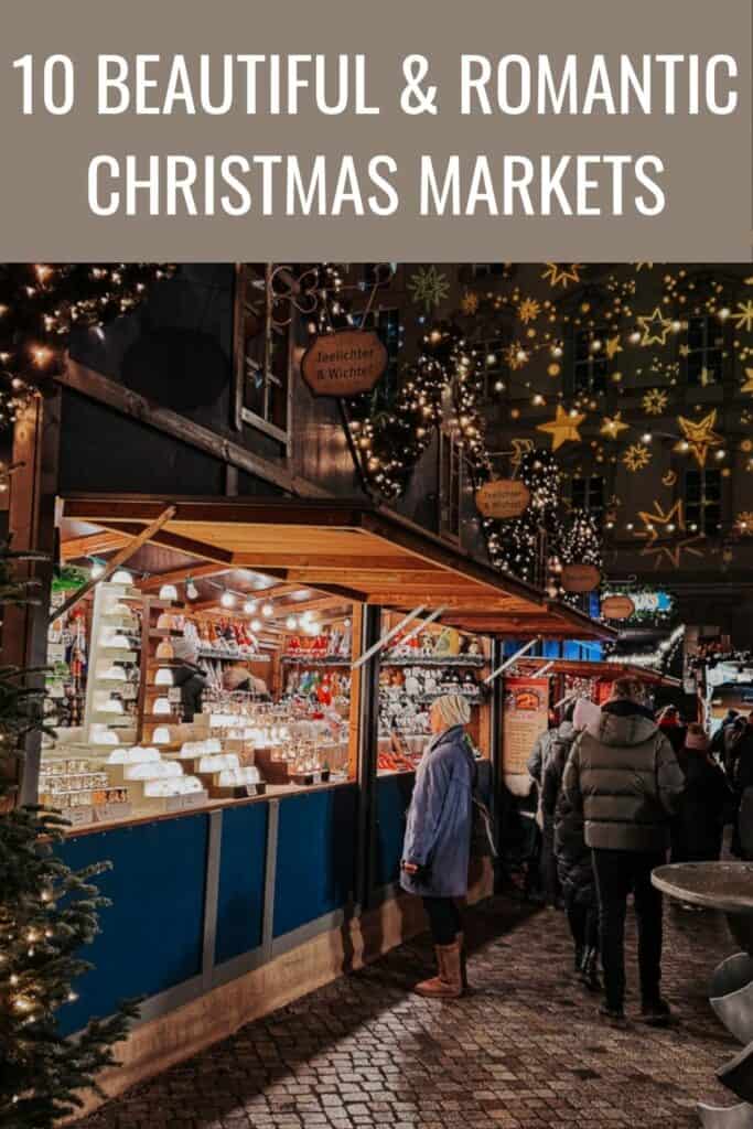 Most Romantic Christmas Markets in Europe Pinterest Pin
