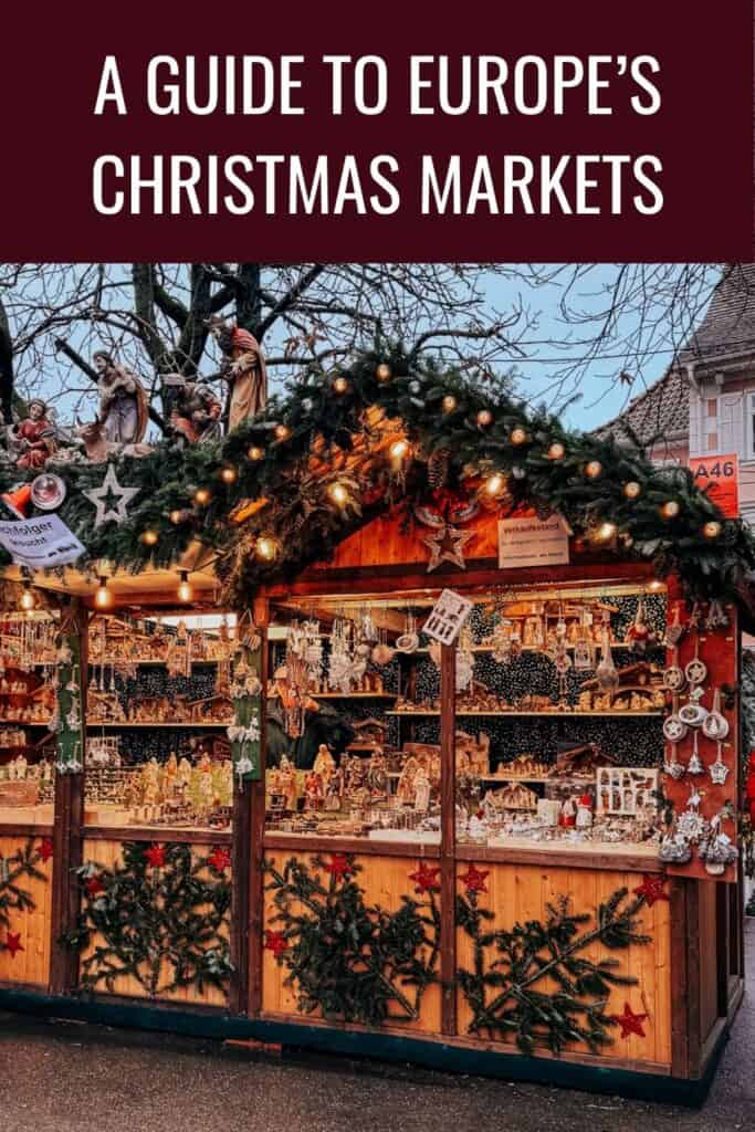 Best Time to visit Christmas markets Pinterest Pin