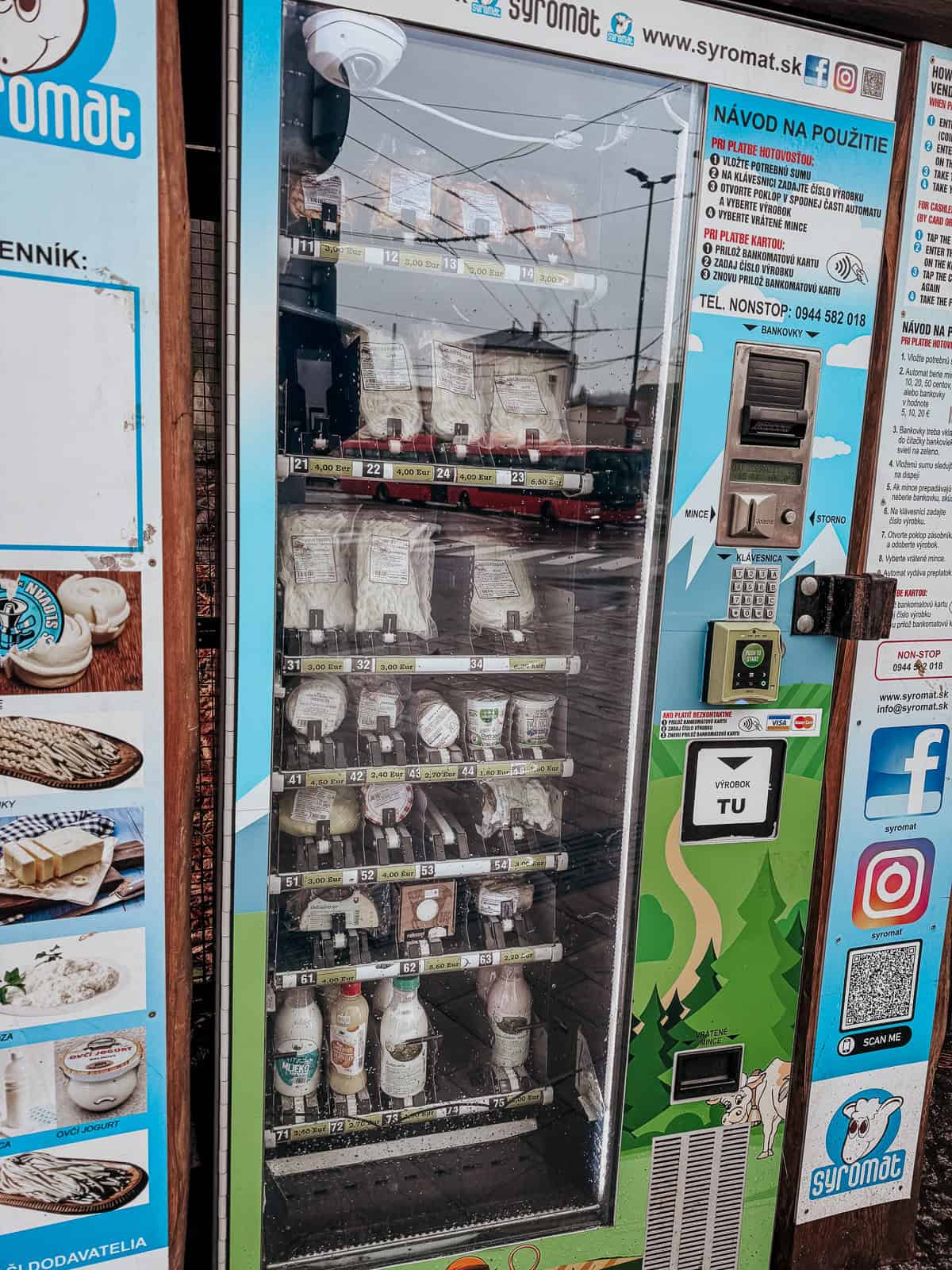 A unique vending machine (