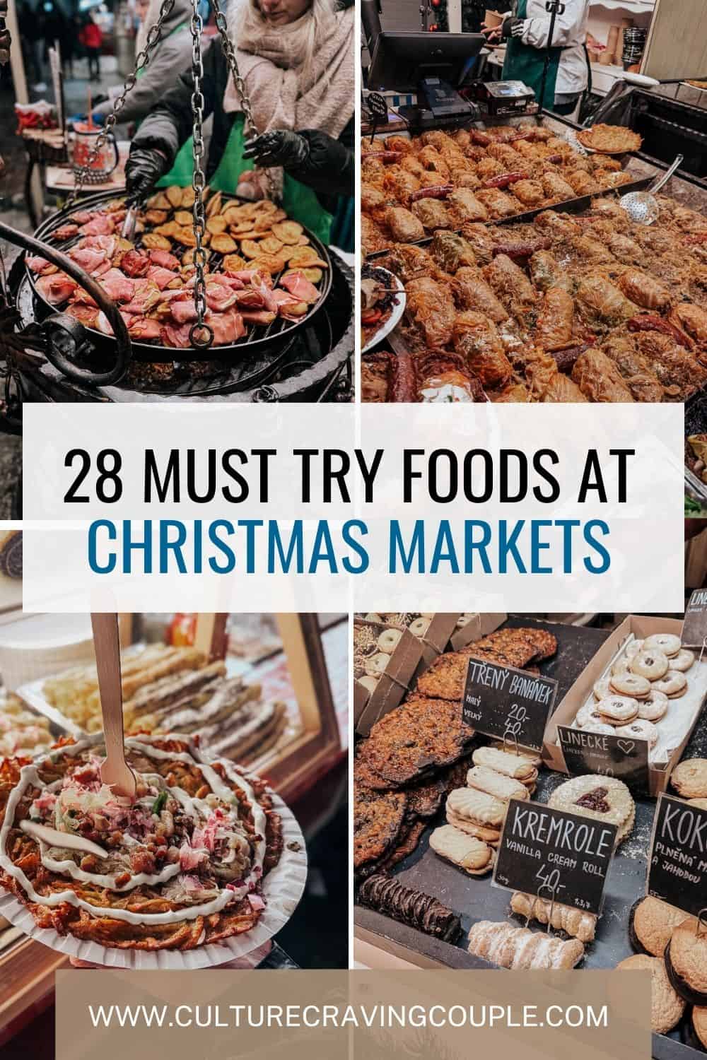Christmas Market Food Pinterest Pin
