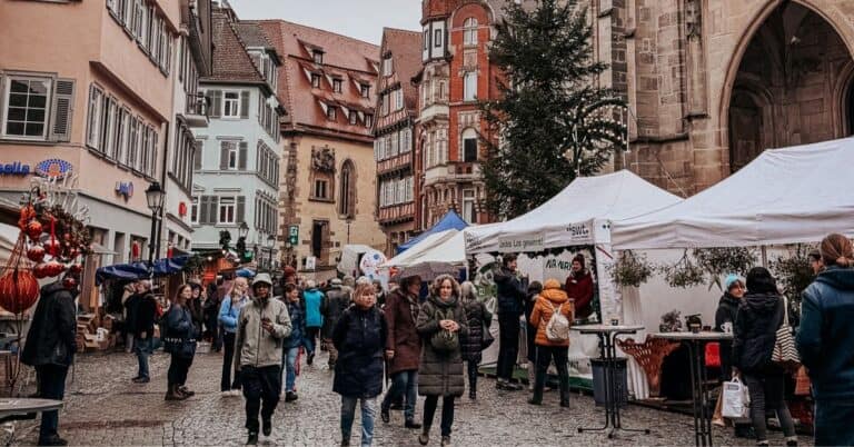 Tübingen, Germany Christmas Market: Stepping Into A Snowglobe