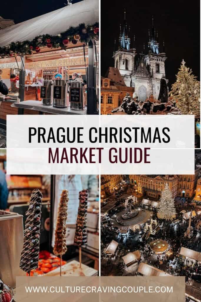 Prague Christmas Market Pinterest Pin