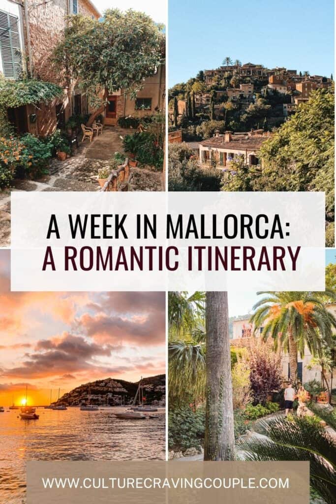 Romantic 7 days in Mallorca Pinterest Pin