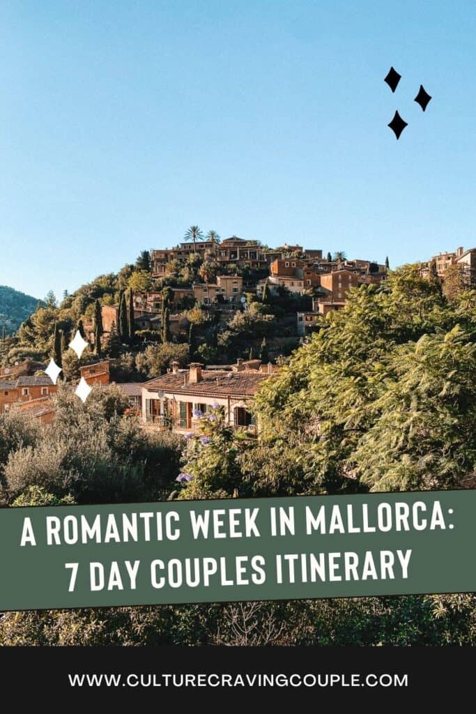 Romantic 7 days in Mallorca Pinterest Pin