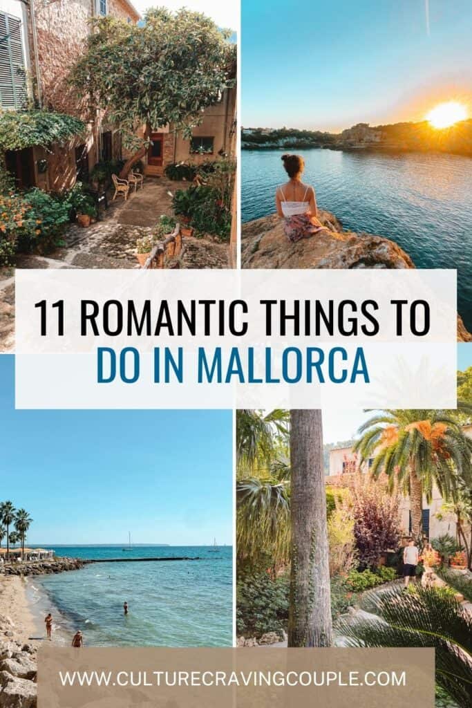 things to do for couples in Mallorca pinterest pin