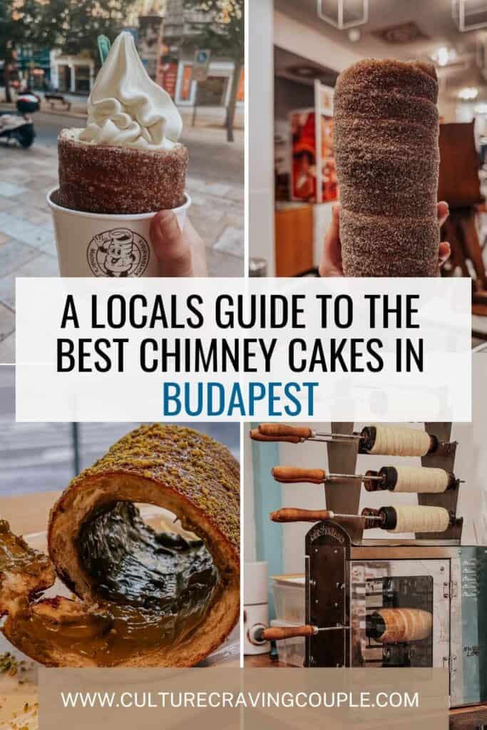 Best chimney cakes in Budapest Pinterest Pin