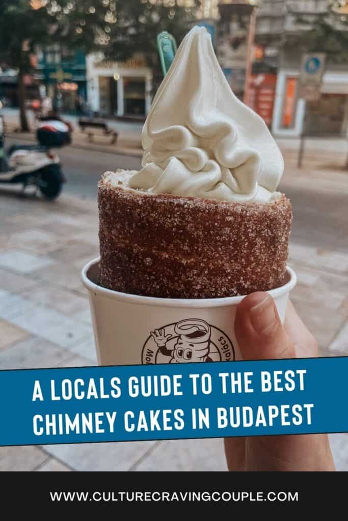 Best chimney cakes in Budapest Pinterest Pin