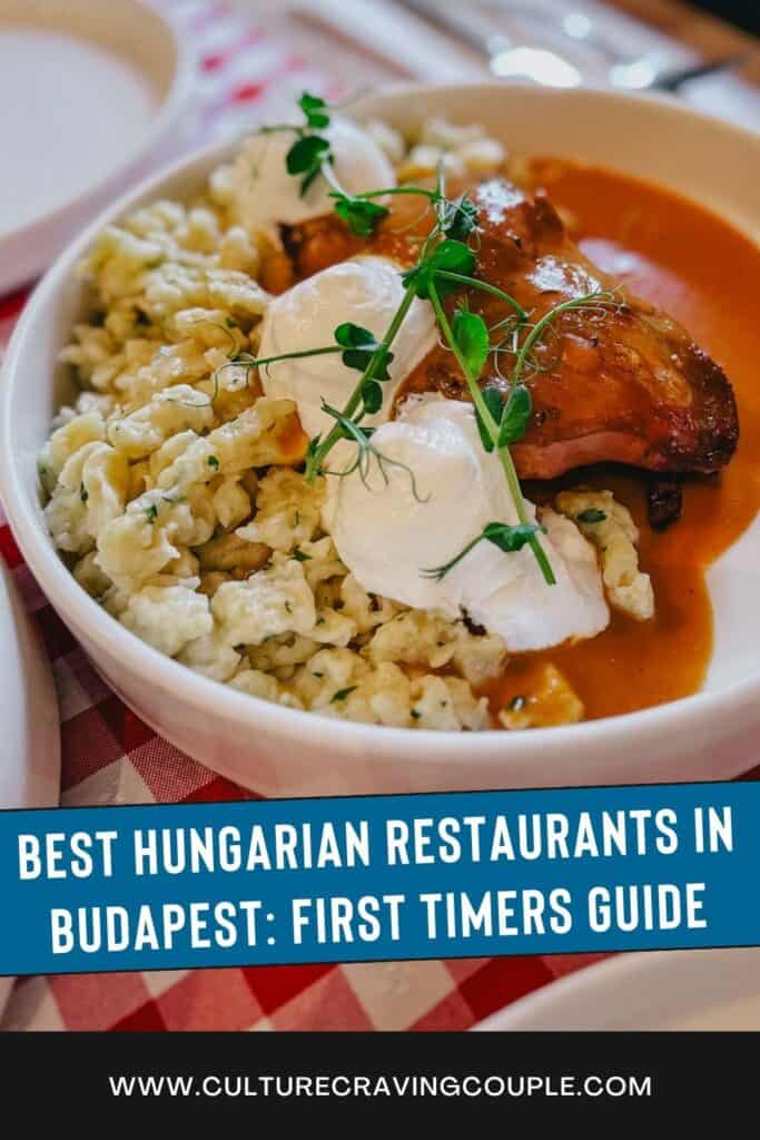 Best hungarian food in Budapest Pinterest Pin