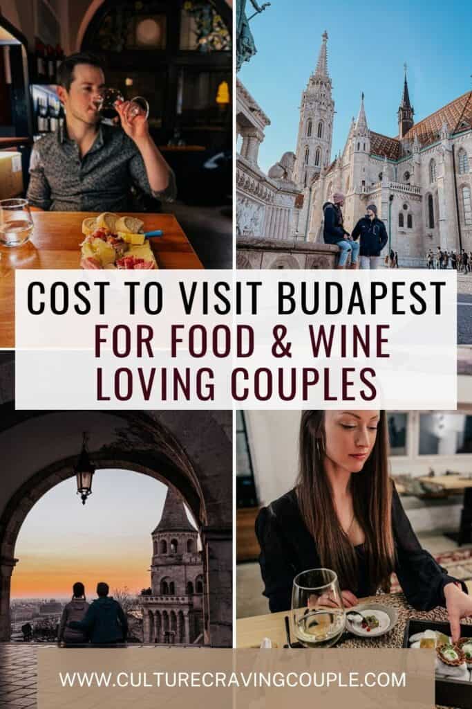 cost to visit budapest pinterest pin