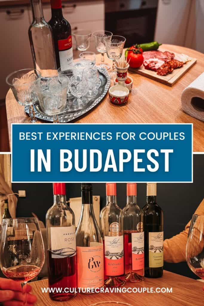 Things to do in Budapest for couples Pinterest Pin