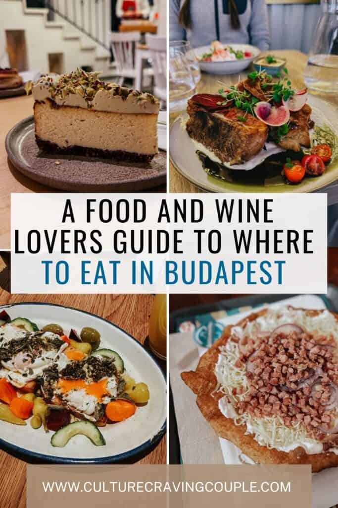 where to eat in Budapest pinterest Pin