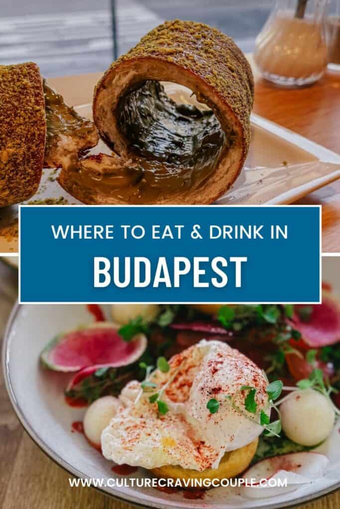 where to eat in Budapest pinterest Pin